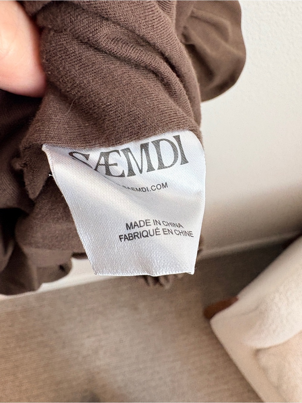 Saemdi Jeanette Chocolate Drop-Waist Midi Dress - Picture 11 of 12